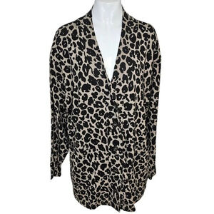 Smash +  Tess Womens Lexi Leopard Everywhere Cardigan Size XS